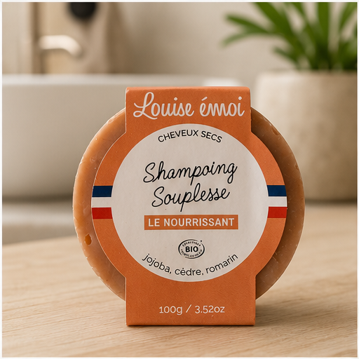 Louise émoi — Champú Sólido de Origen Natural · Cabellos Secos