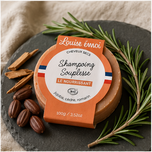 Louise émoi — Champú Sólido de Origen Natural · Cabellos Secos