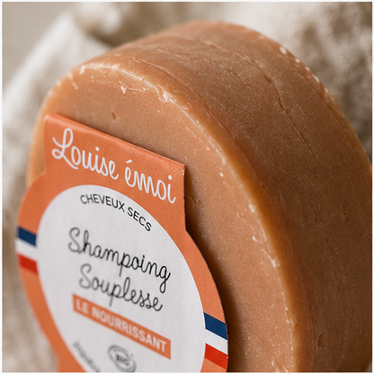 Louise émoi — Champú Sólido de Origen Natural · Cabellos Secos