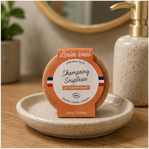 Louise émoi — Champú Sólido de Origen Natural · Cabellos Secos