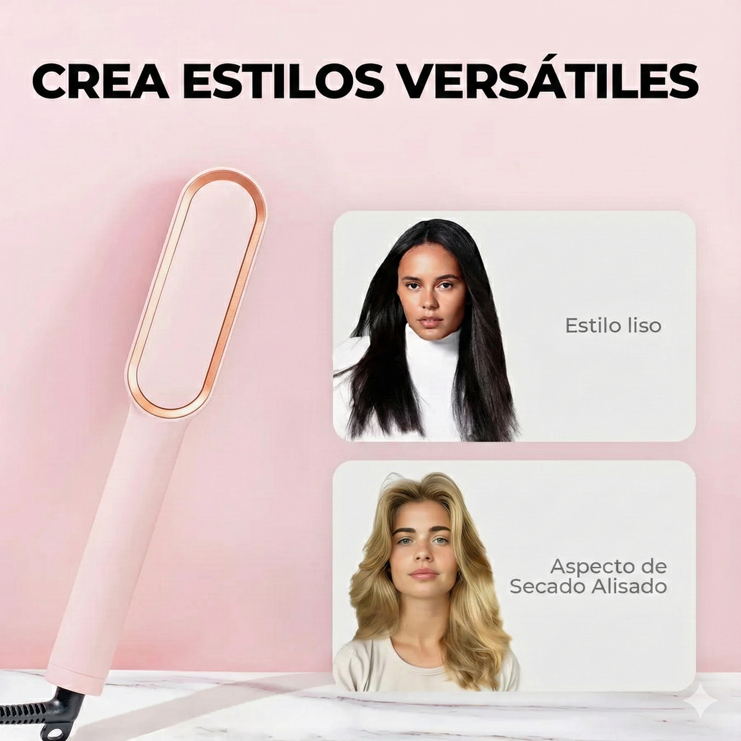 ✨ Liora™ Cepillo Alisador Profesional PTC