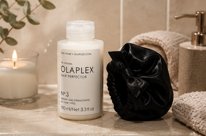 Kit Capilar LIORA™: Olaplex No. 3 + Gorro de Satén Premium (Tratamiento Reparador Profundo)